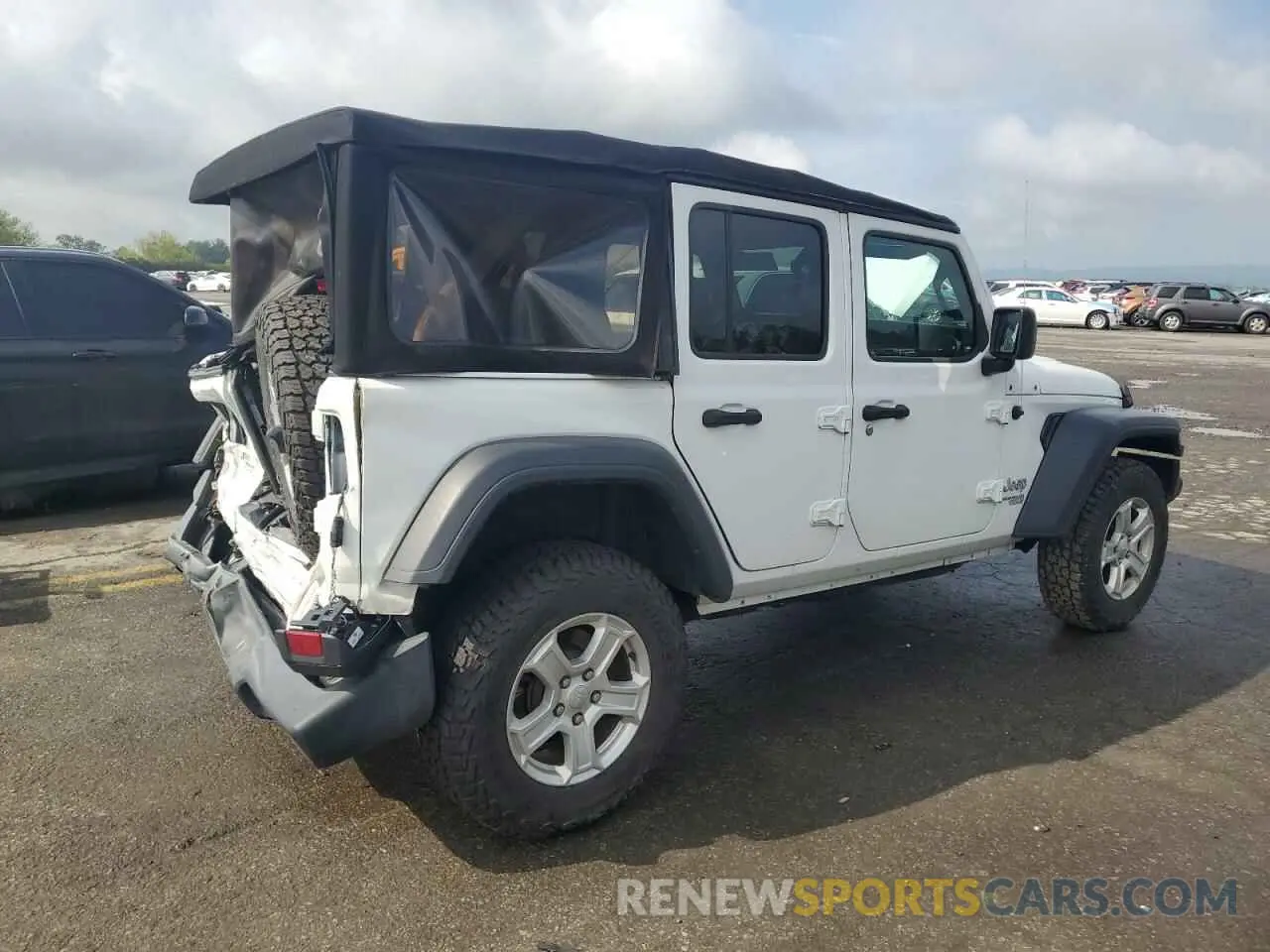 3 Photograph of a damaged car 1C4HJXDG9MW504842 JEEP WRANGLER 2021