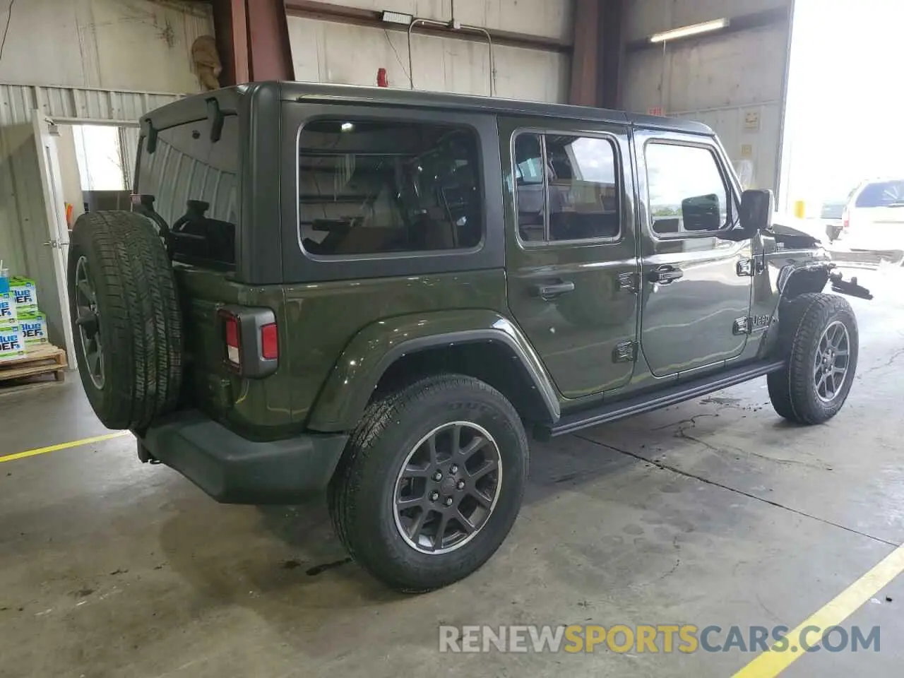 3 Фотография поврежденного автомобиля 1C4HJXDG9MW607209 JEEP WRANGLER 2021