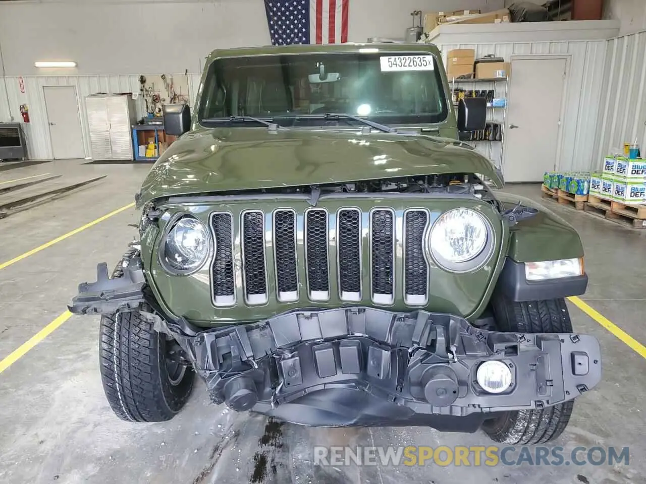 5 Фотография поврежденного автомобиля 1C4HJXDG9MW607209 JEEP WRANGLER 2021
