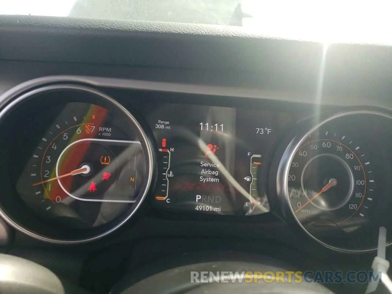 9 Фотография поврежденного автомобиля 1C4HJXDG9MW607209 JEEP WRANGLER 2021
