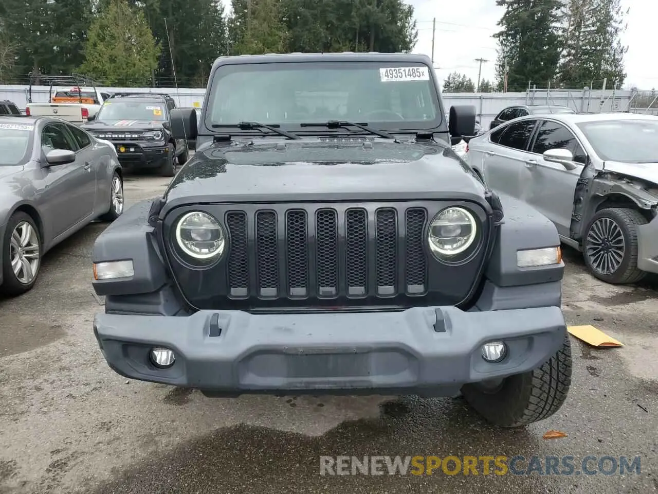 5 Photograph of a damaged car 1C4HJXDG9MW671119 JEEP WRANGLER 2021