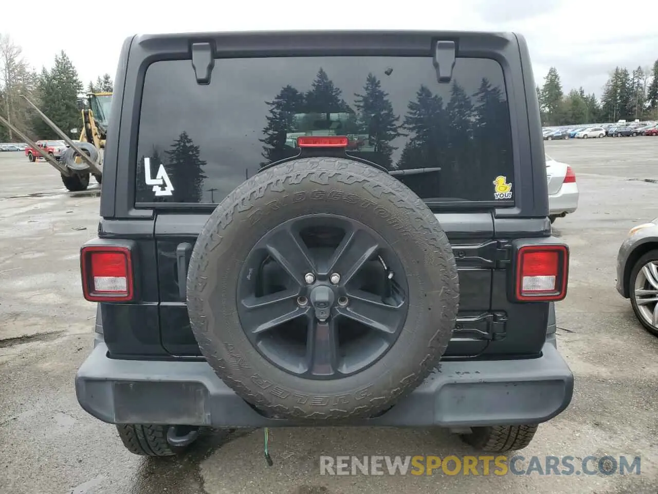 6 Photograph of a damaged car 1C4HJXDG9MW671119 JEEP WRANGLER 2021