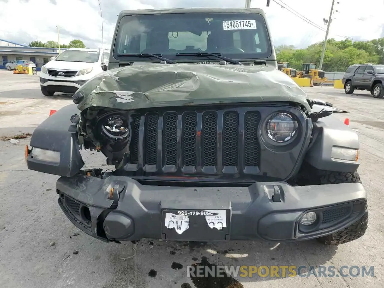 5 Фотография поврежденного автомобиля 1C4HJXDG9MW740262 JEEP WRANGLER 2021