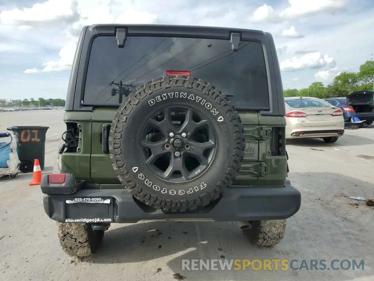 6 Фотография поврежденного автомобиля 1C4HJXDG9MW740262 JEEP WRANGLER 2021