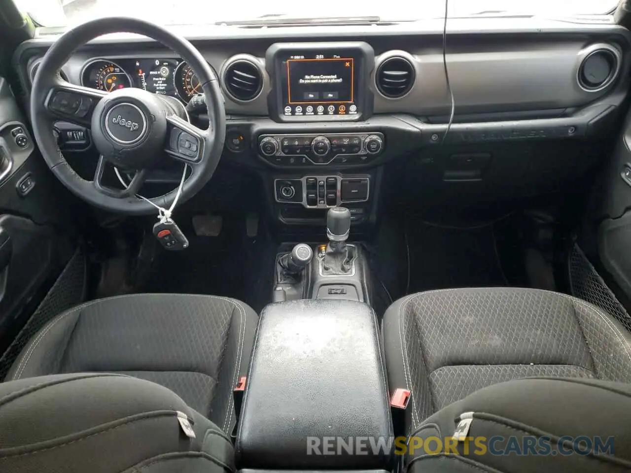 8 Photograph of a damaged car 1C4HJXDGXMW583129 JEEP WRANGLER 2021