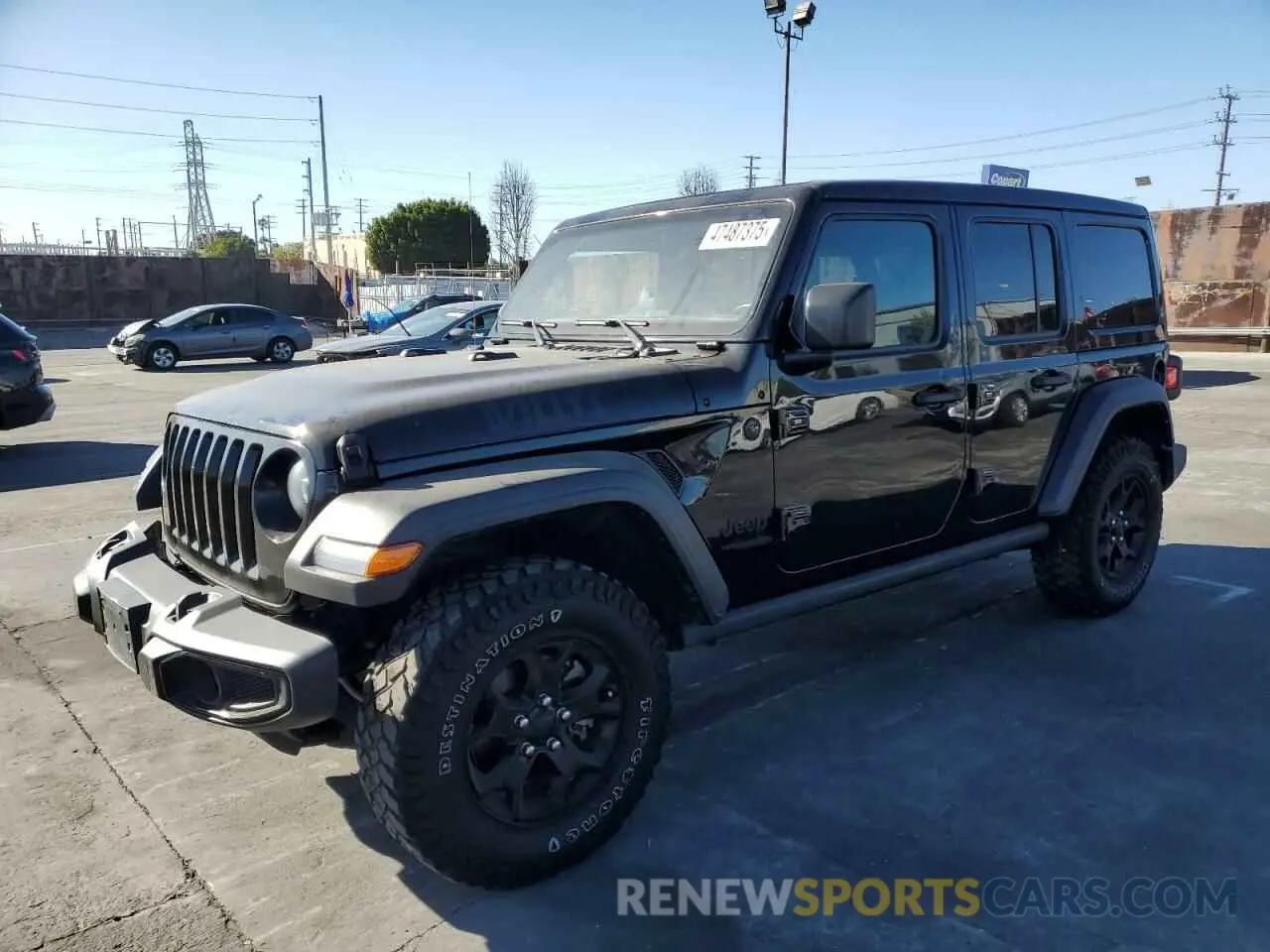1 Фотография поврежденного автомобиля 1C4HJXDGXMW714608 JEEP WRANGLER 2021