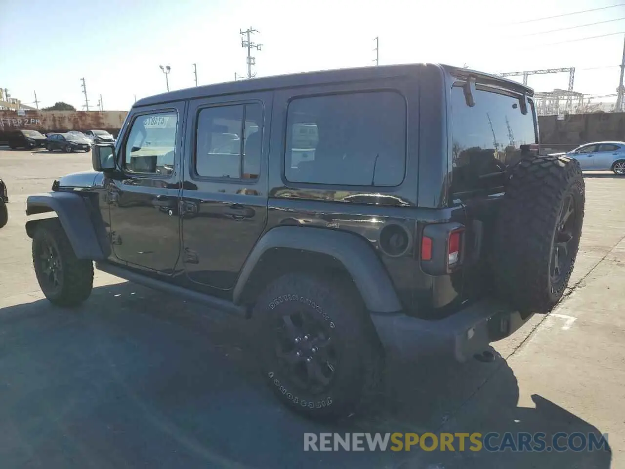 2 Фотография поврежденного автомобиля 1C4HJXDGXMW714608 JEEP WRANGLER 2021