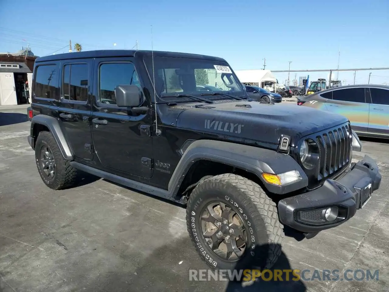 4 Фотография поврежденного автомобиля 1C4HJXDGXMW714608 JEEP WRANGLER 2021