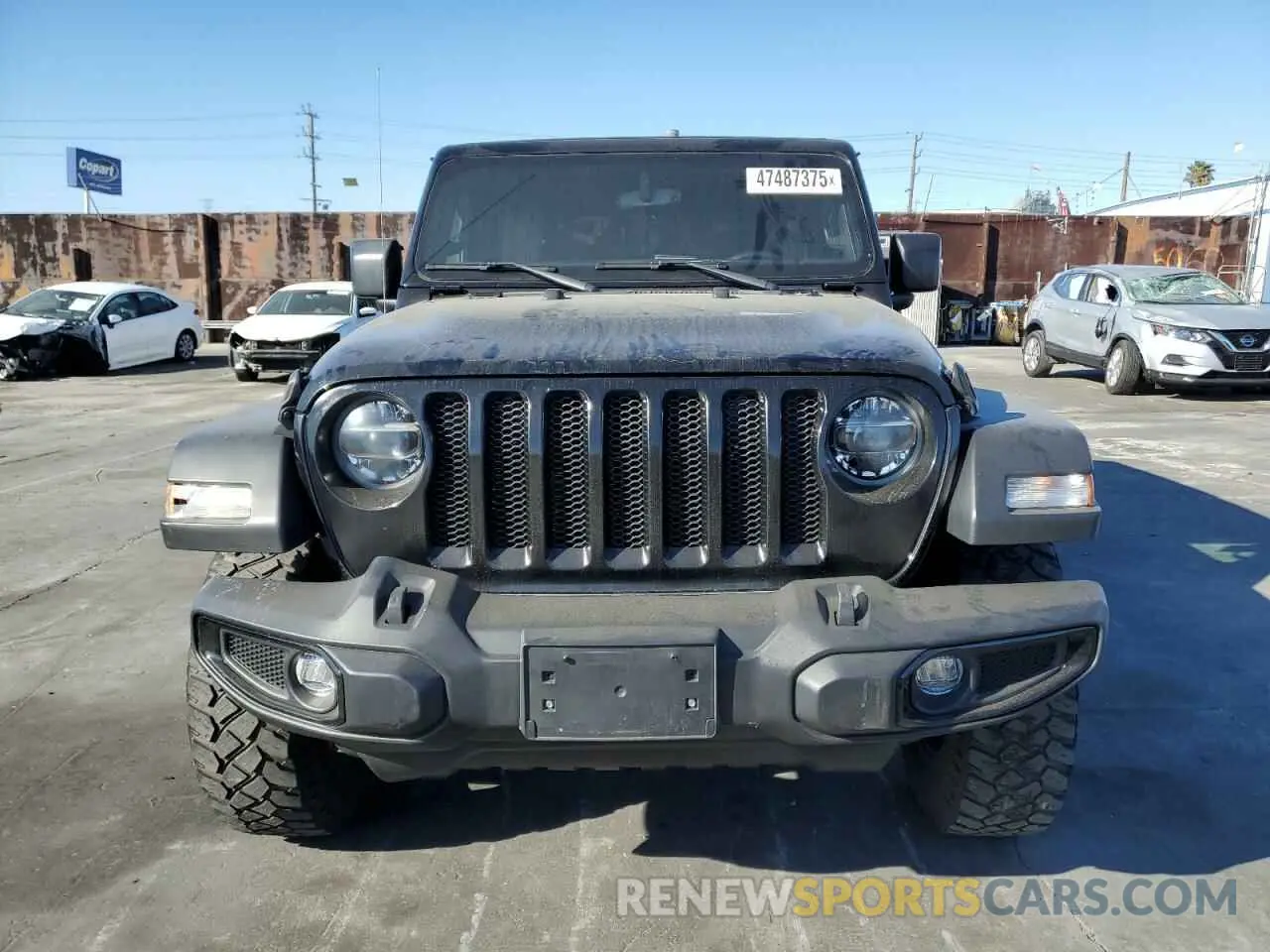 5 Фотография поврежденного автомобиля 1C4HJXDGXMW714608 JEEP WRANGLER 2021