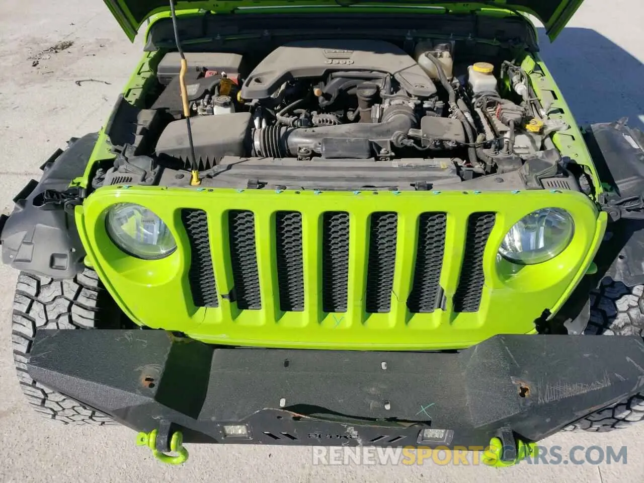 11 Фотография поврежденного автомобиля 1C4HJXDGXMW830164 JEEP WRANGLER 2021