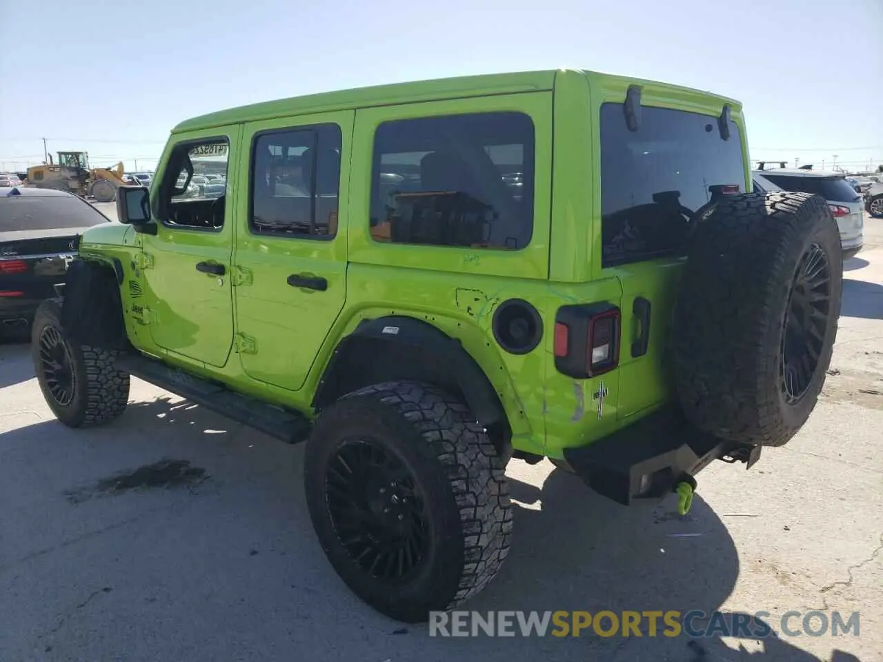 2 Фотография поврежденного автомобиля 1C4HJXDGXMW830164 JEEP WRANGLER 2021
