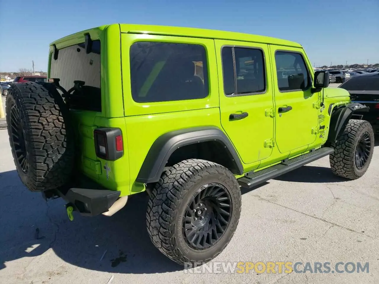3 Фотография поврежденного автомобиля 1C4HJXDGXMW830164 JEEP WRANGLER 2021