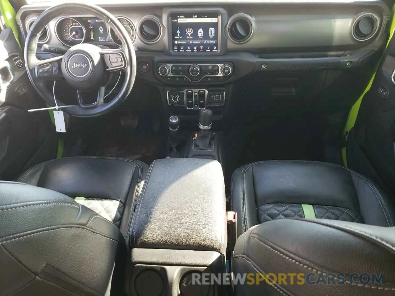 8 Фотография поврежденного автомобиля 1C4HJXDGXMW830164 JEEP WRANGLER 2021