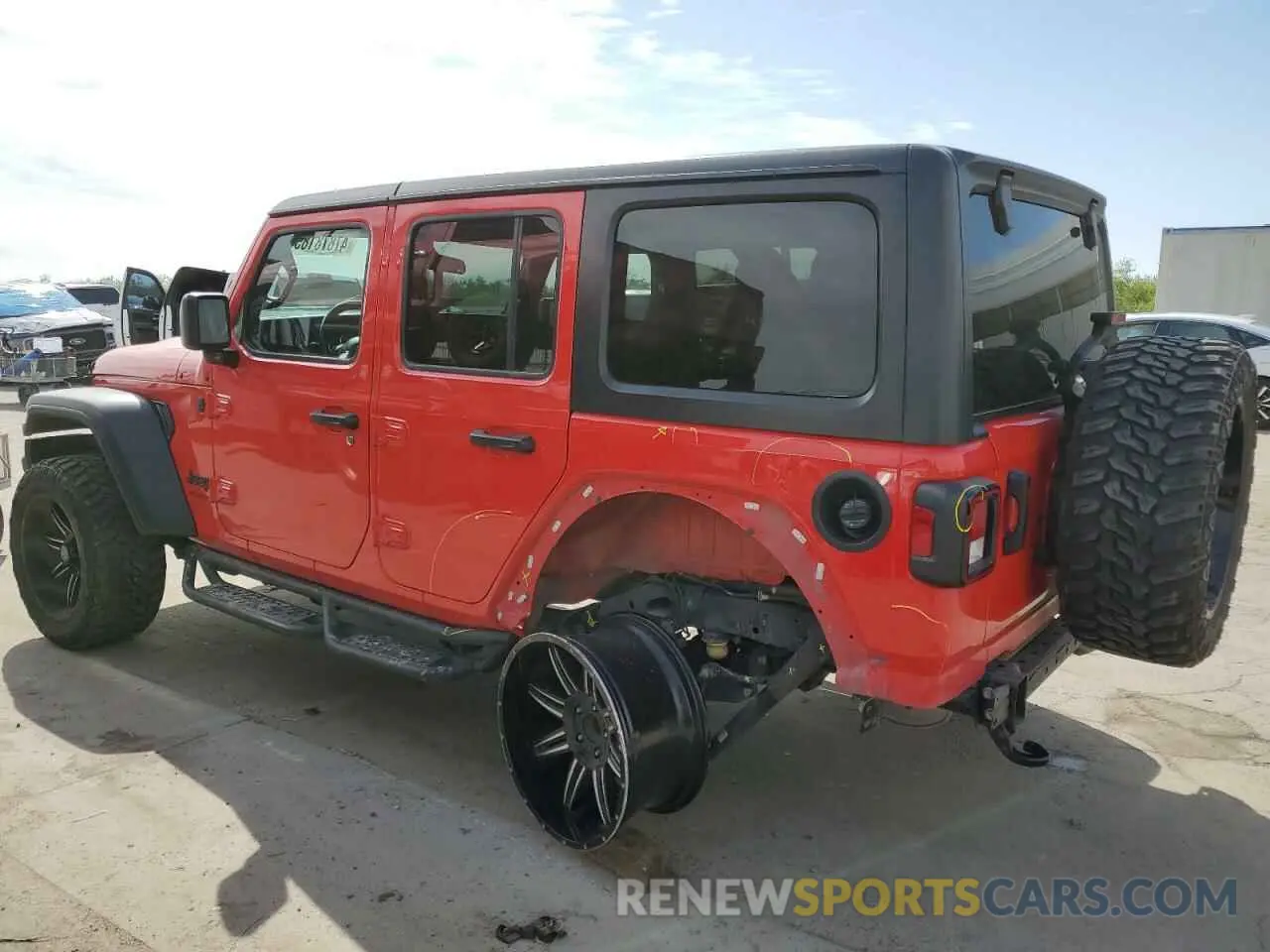 2 Фотография поврежденного автомобиля 1C4HJXDGXMW849166 JEEP WRANGLER 2021