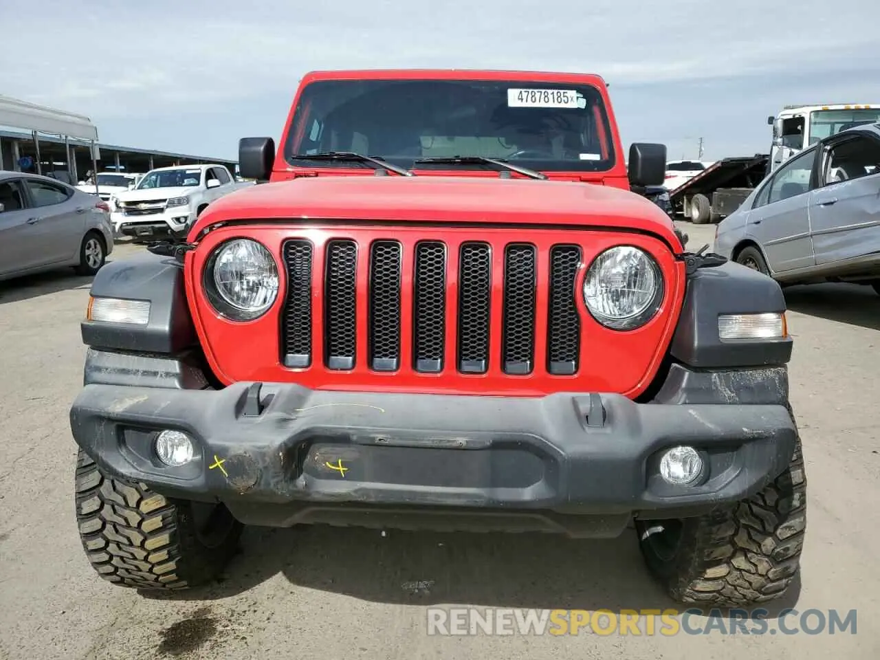 5 Фотография поврежденного автомобиля 1C4HJXDGXMW849166 JEEP WRANGLER 2021