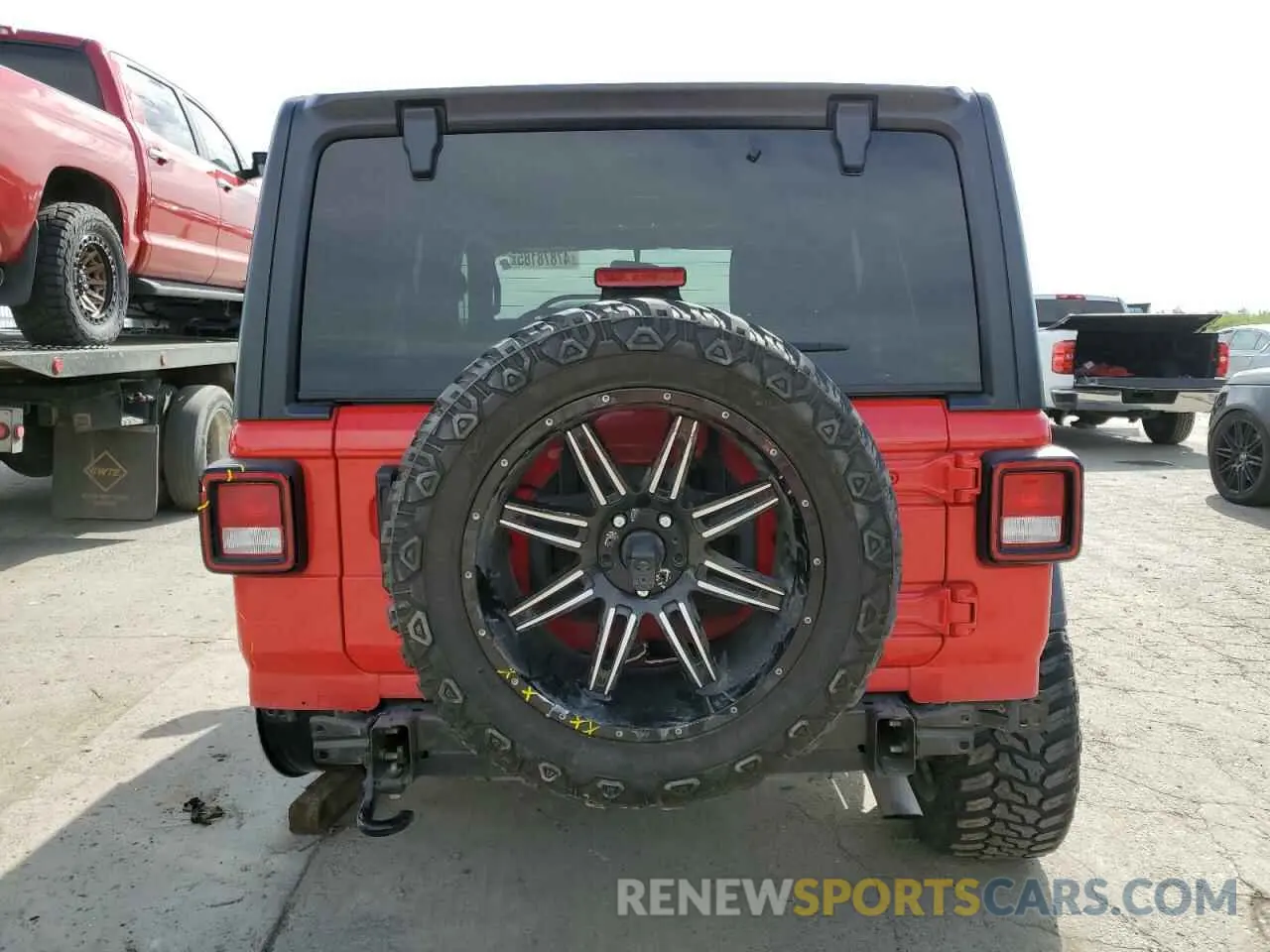 6 Фотография поврежденного автомобиля 1C4HJXDGXMW849166 JEEP WRANGLER 2021