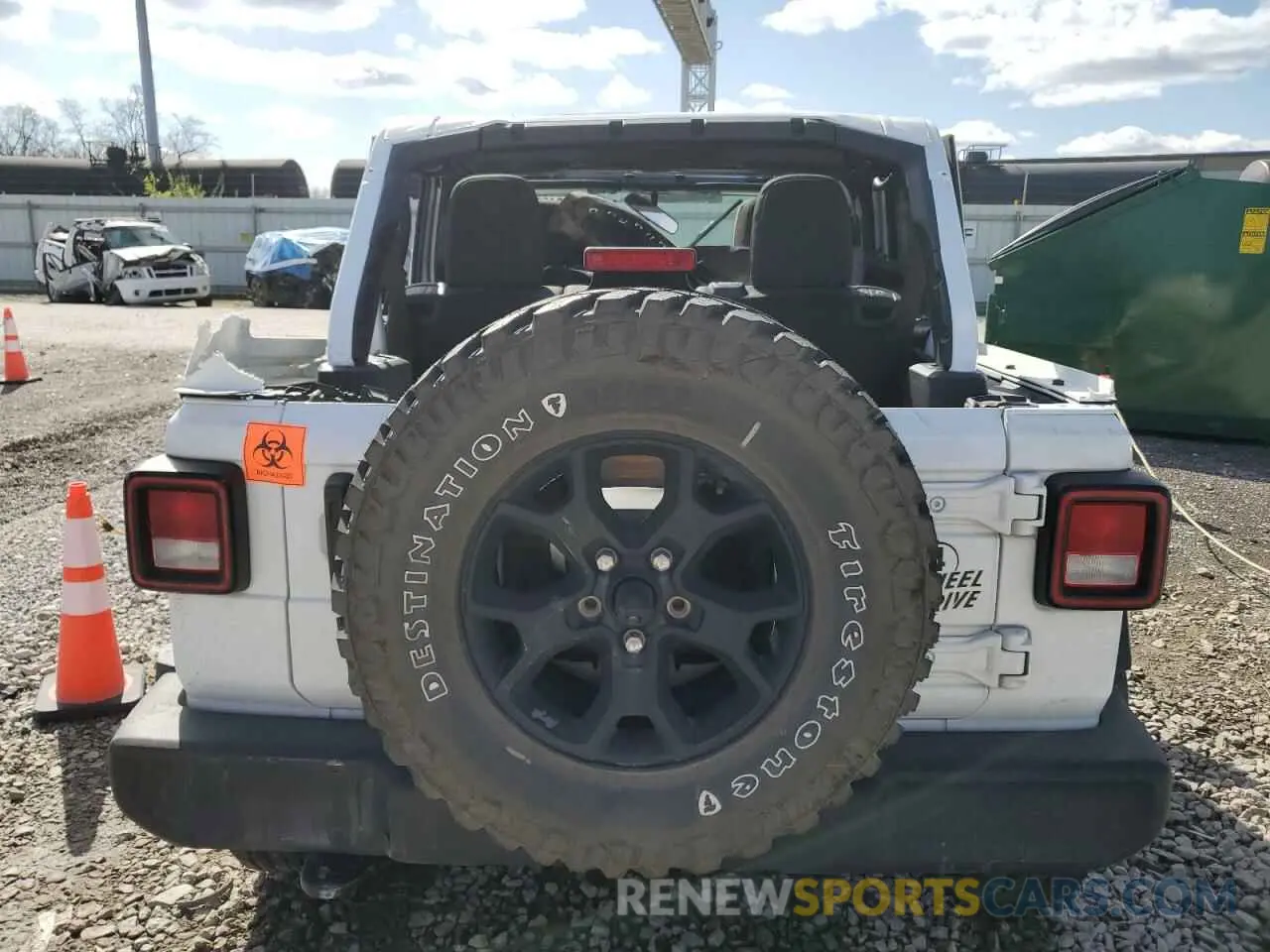 6 Photograph of a damaged car 1C4HJXDGXMW849202 JEEP WRANGLER 2021