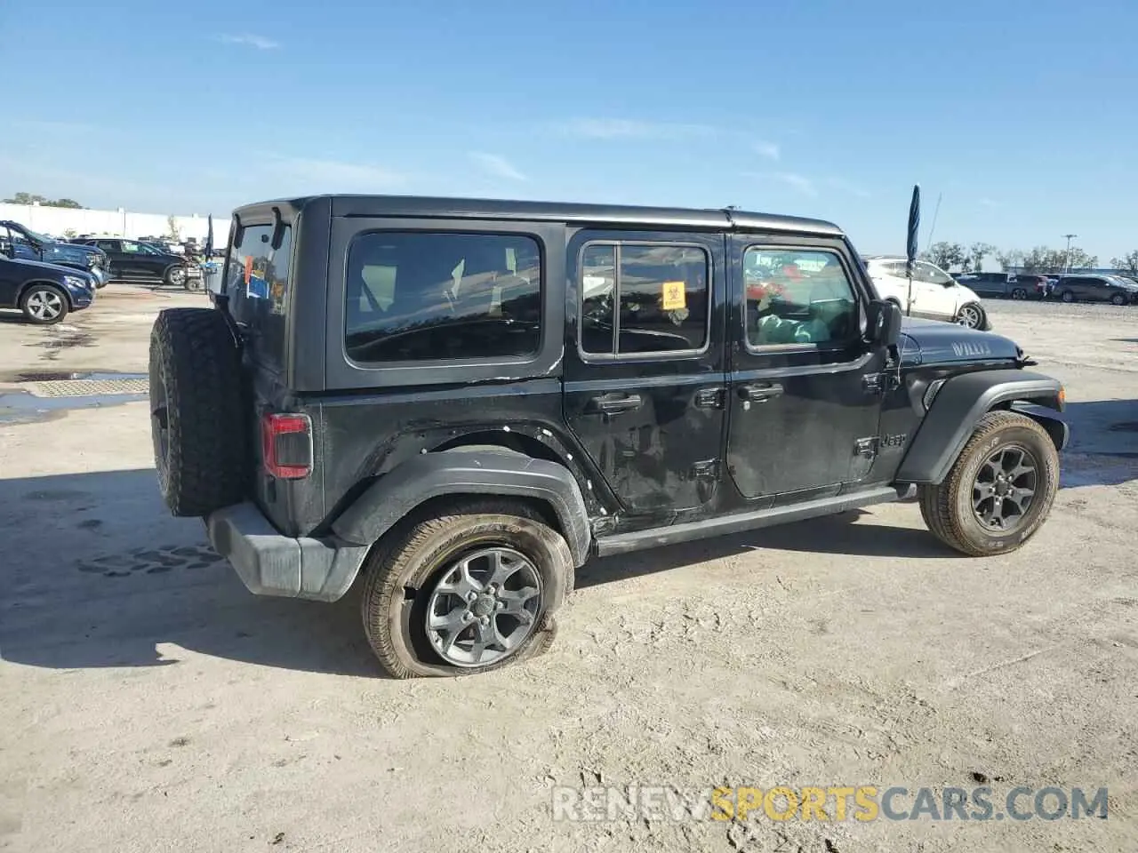 3 Фотография поврежденного автомобиля 1C4HJXDM8MW530712 JEEP WRANGLER 2021