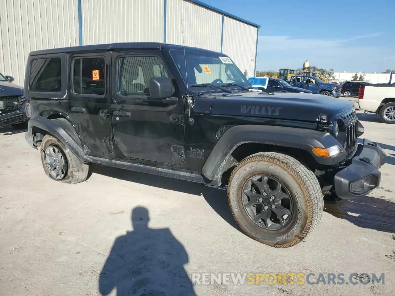 4 Фотография поврежденного автомобиля 1C4HJXDM8MW530712 JEEP WRANGLER 2021