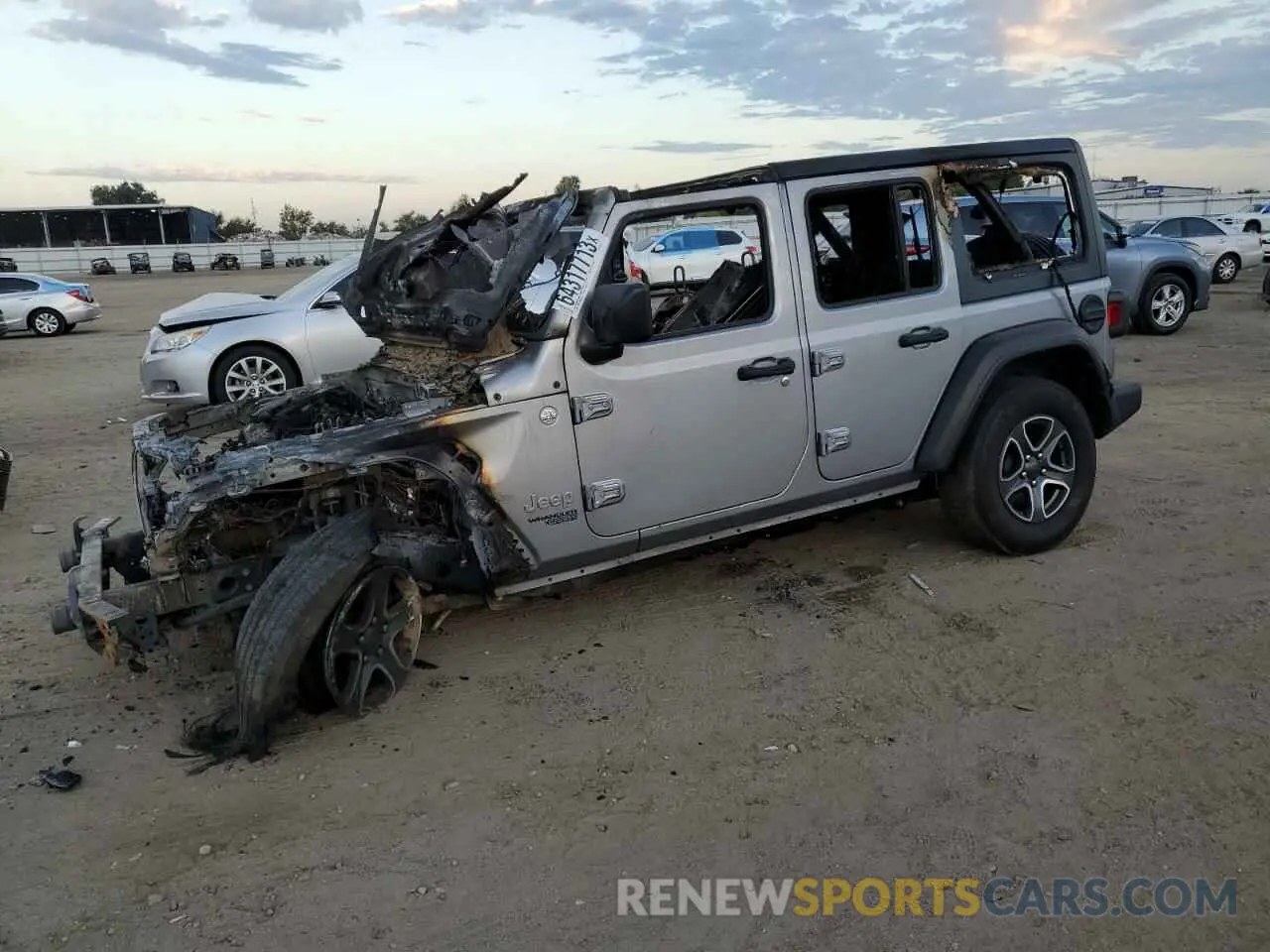 1 Фотография поврежденного автомобиля 1C4HJXDM8MW665673 JEEP WRANGLER 2021