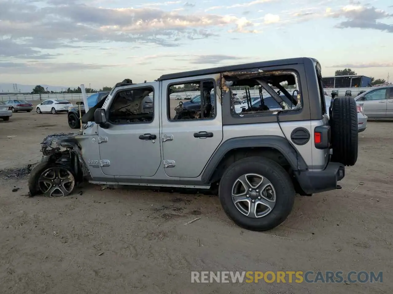 2 Фотография поврежденного автомобиля 1C4HJXDM8MW665673 JEEP WRANGLER 2021
