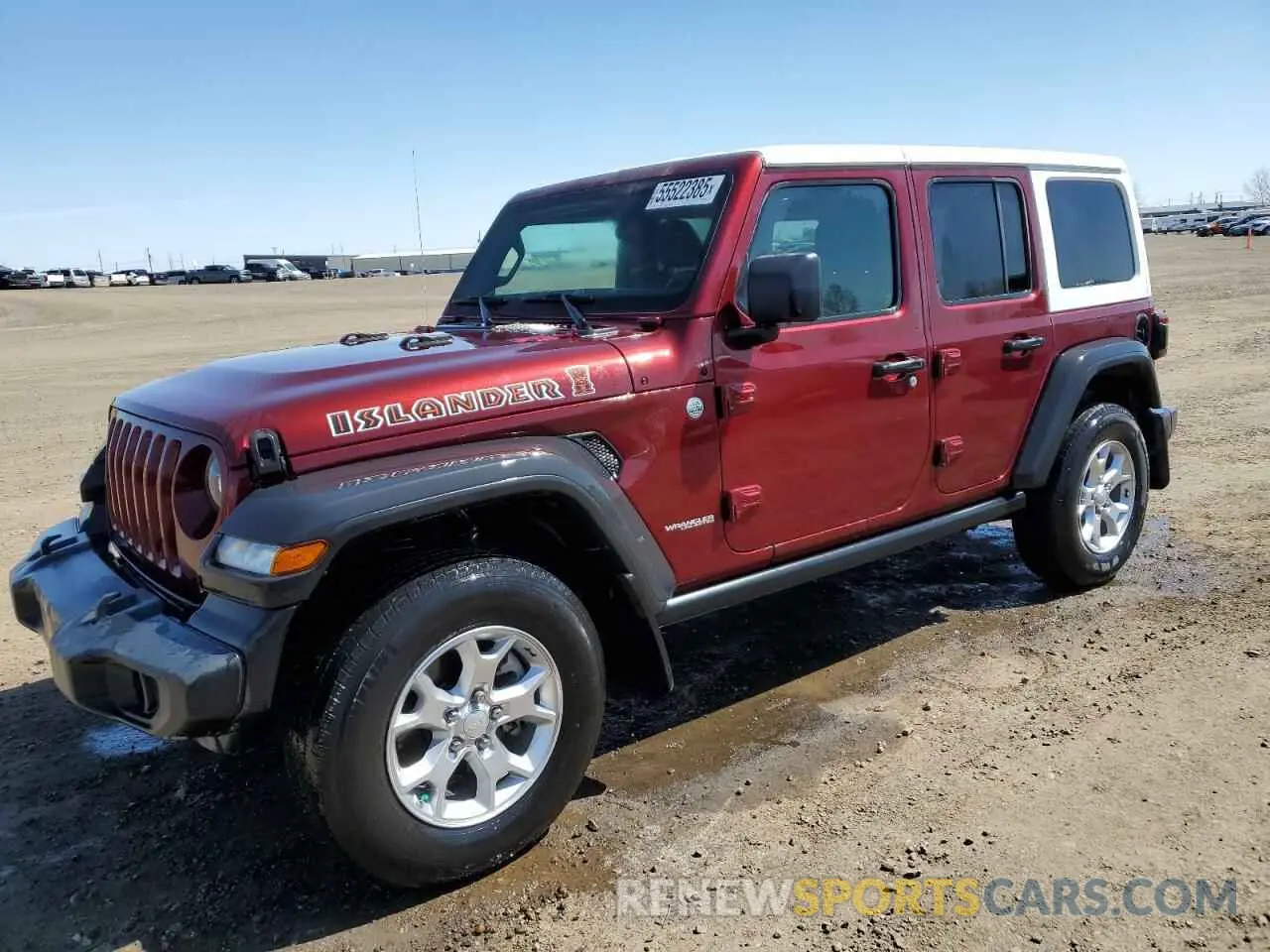 1 Photograph of a damaged car 1C4HJXDN0MW685120 JEEP WRANGLER 2021