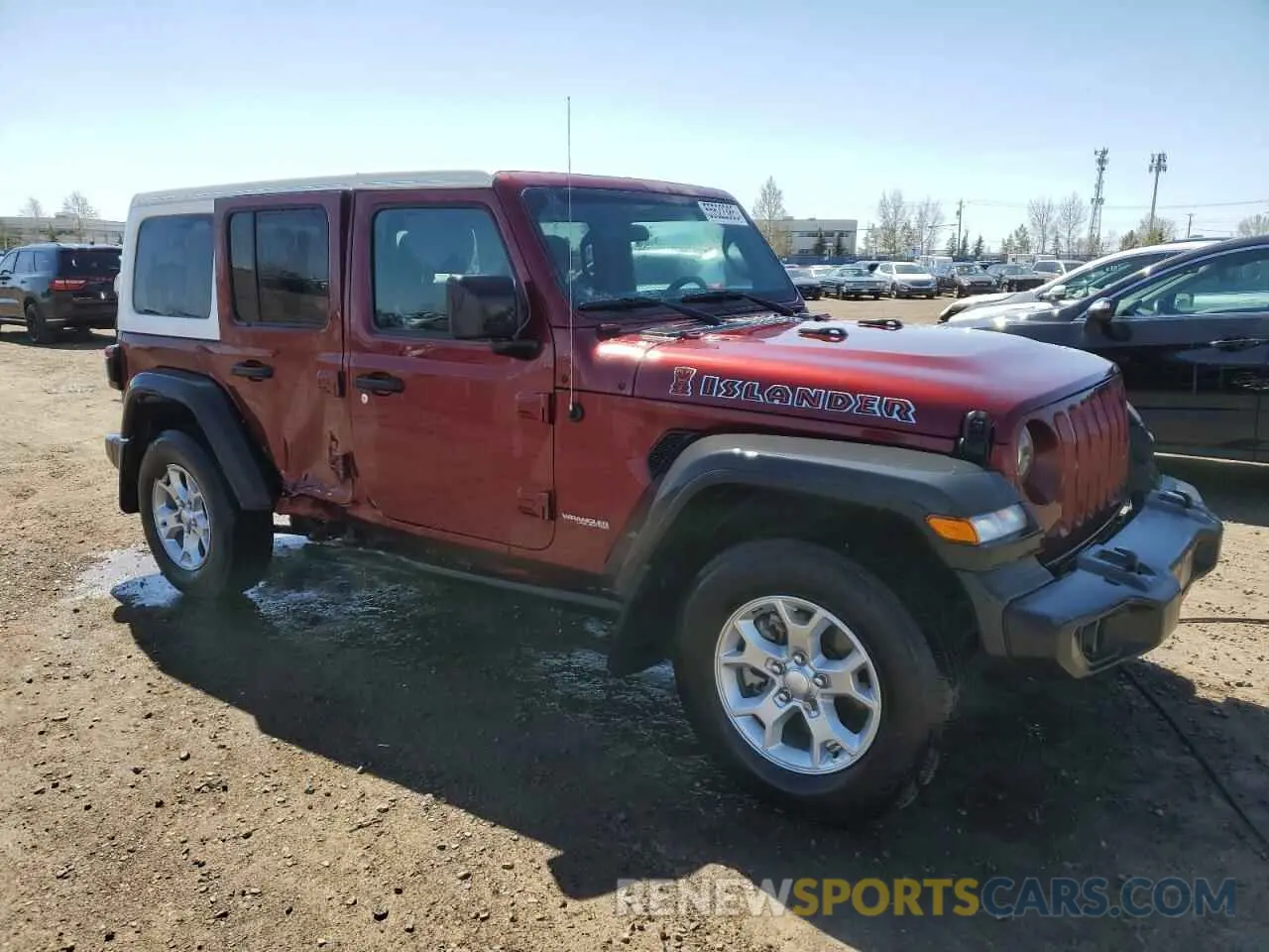 4 Photograph of a damaged car 1C4HJXDN0MW685120 JEEP WRANGLER 2021