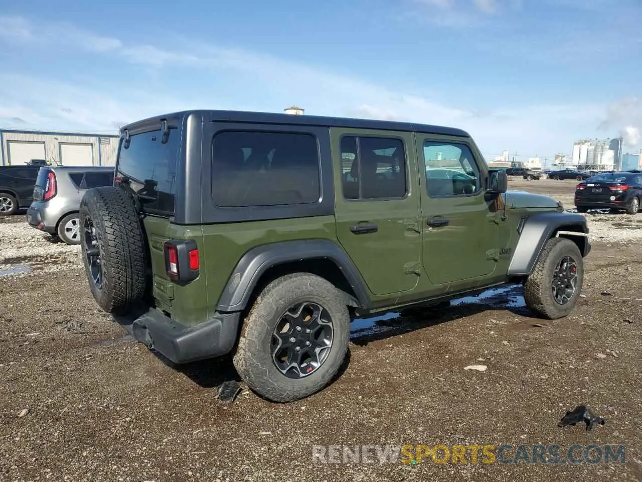 3 Фотография поврежденного автомобиля 1C4HJXDN0MW701915 JEEP WRANGLER 2021