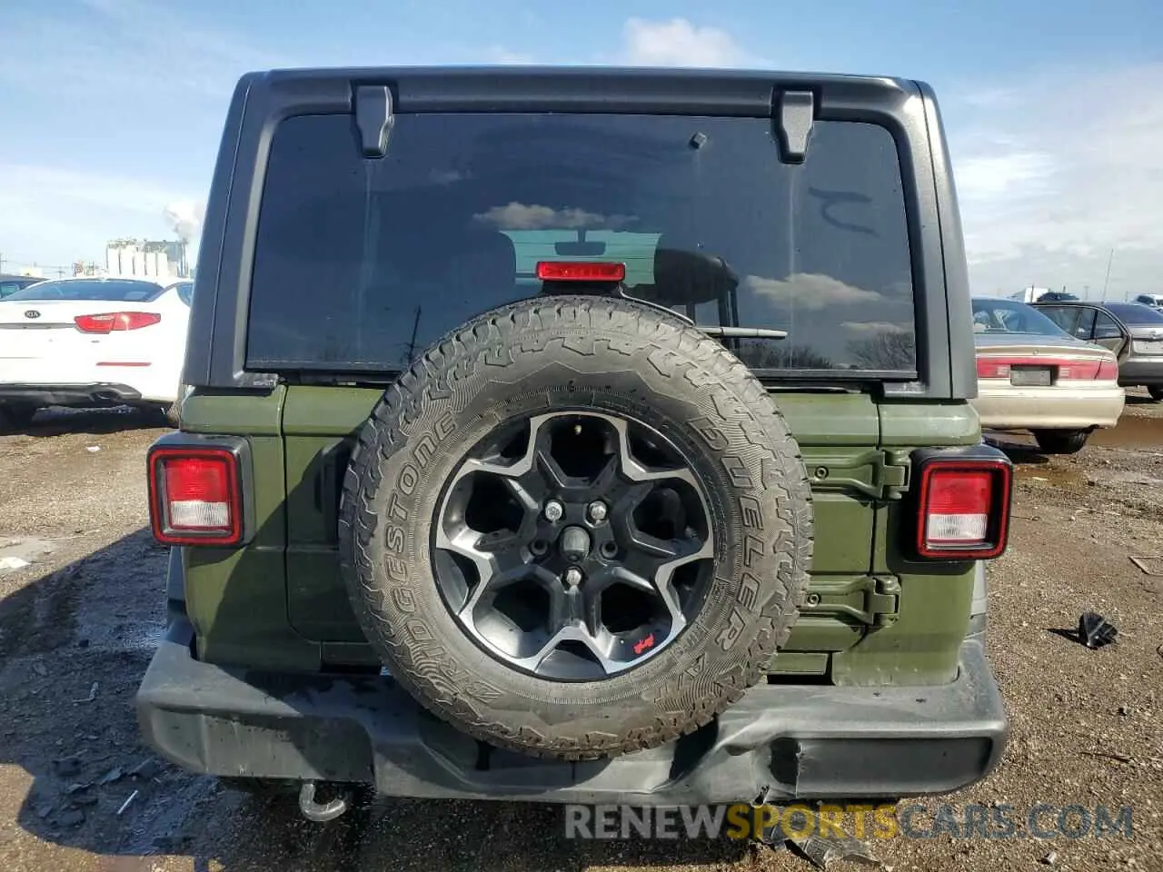 6 Фотография поврежденного автомобиля 1C4HJXDN0MW701915 JEEP WRANGLER 2021