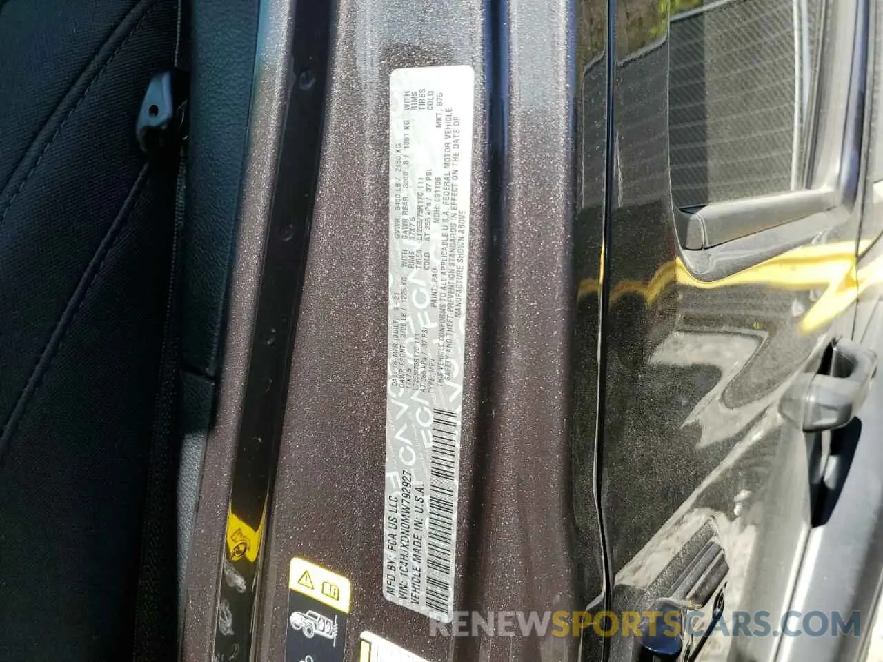 14 Фотография поврежденного автомобиля 1C4HJXDN0MW792927 JEEP WRANGLER 2021