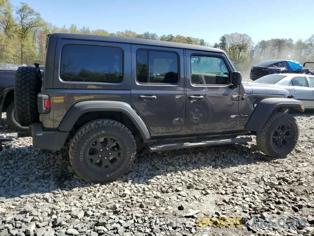 3 Фотография поврежденного автомобиля 1C4HJXDN0MW792927 JEEP WRANGLER 2021
