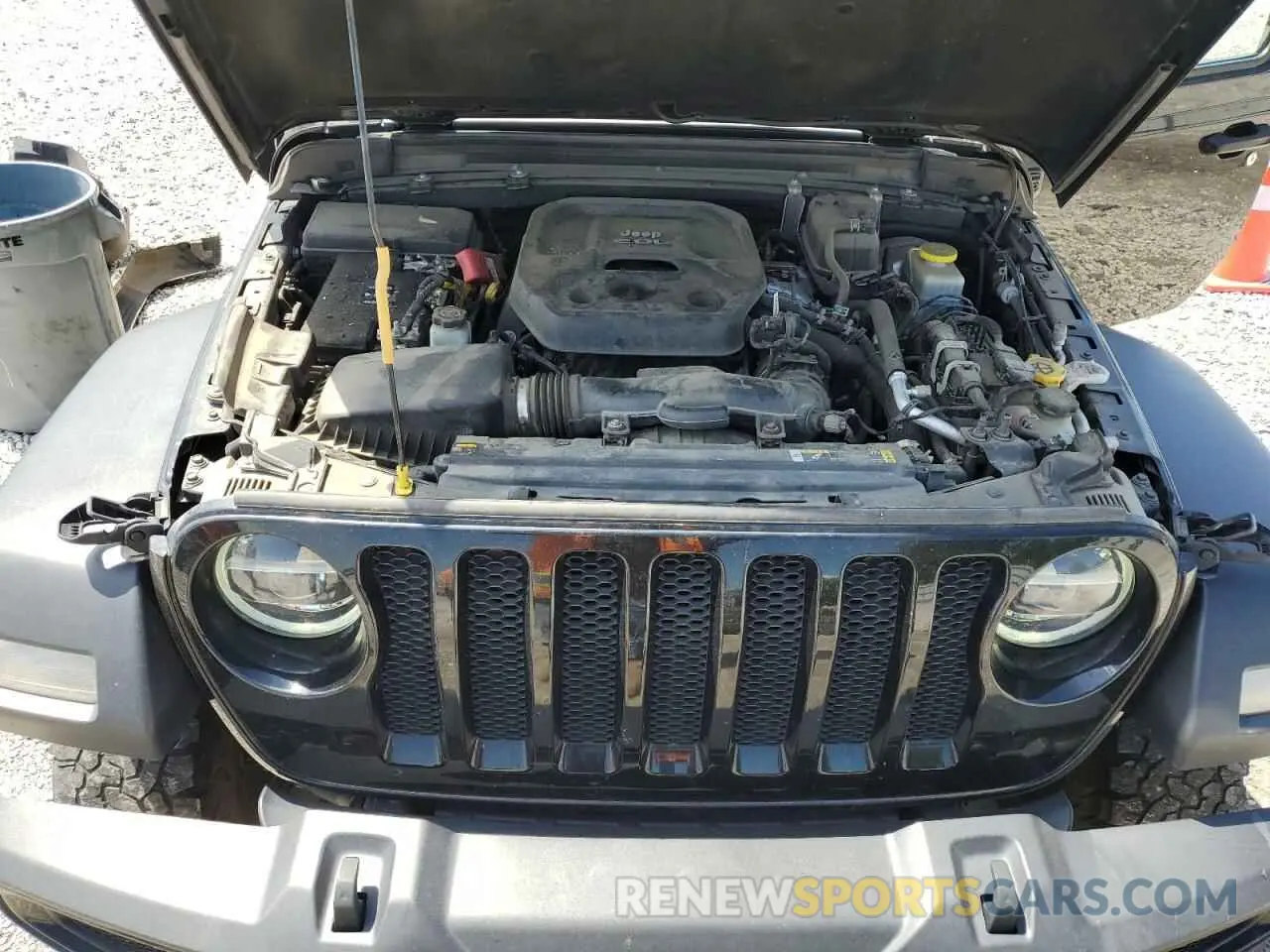 11 Фотография поврежденного автомобиля 1C4HJXDN1MW584099 JEEP WRANGLER 2021
