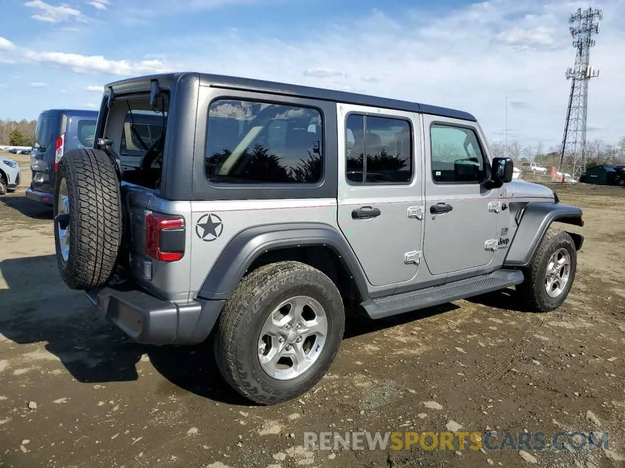 3 Фотография поврежденного автомобиля 1C4HJXDN1MW672344 JEEP WRANGLER 2021