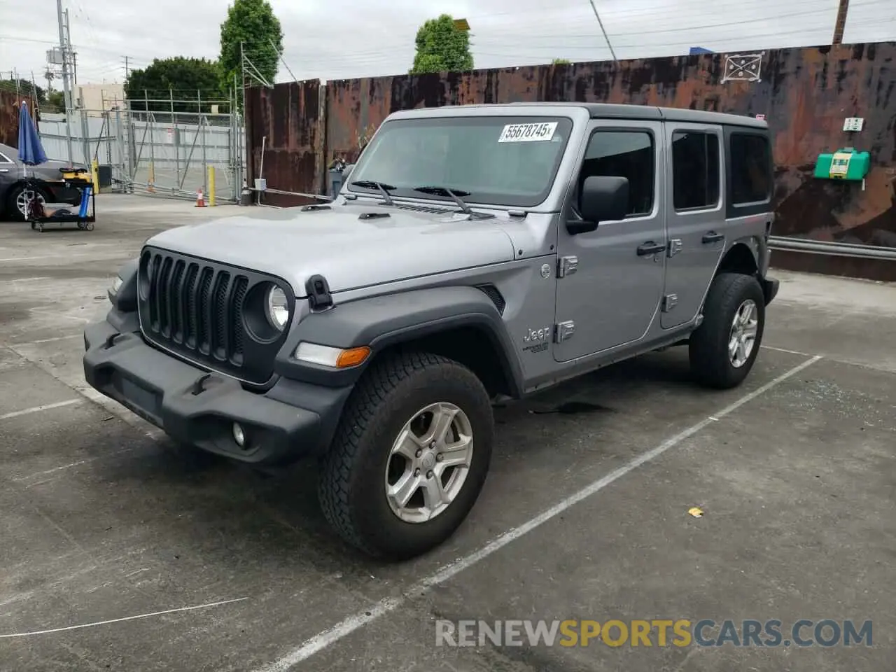 1 Photograph of a damaged car 1C4HJXDN2MW515423 JEEP WRANGLER 2021