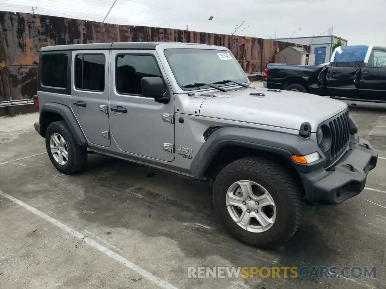 4 Photograph of a damaged car 1C4HJXDN2MW515423 JEEP WRANGLER 2021