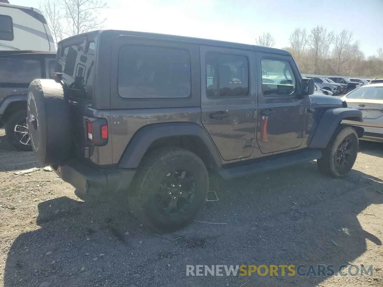 3 Photograph of a damaged car 1C4HJXDN3MW817464 JEEP WRANGLER 2021