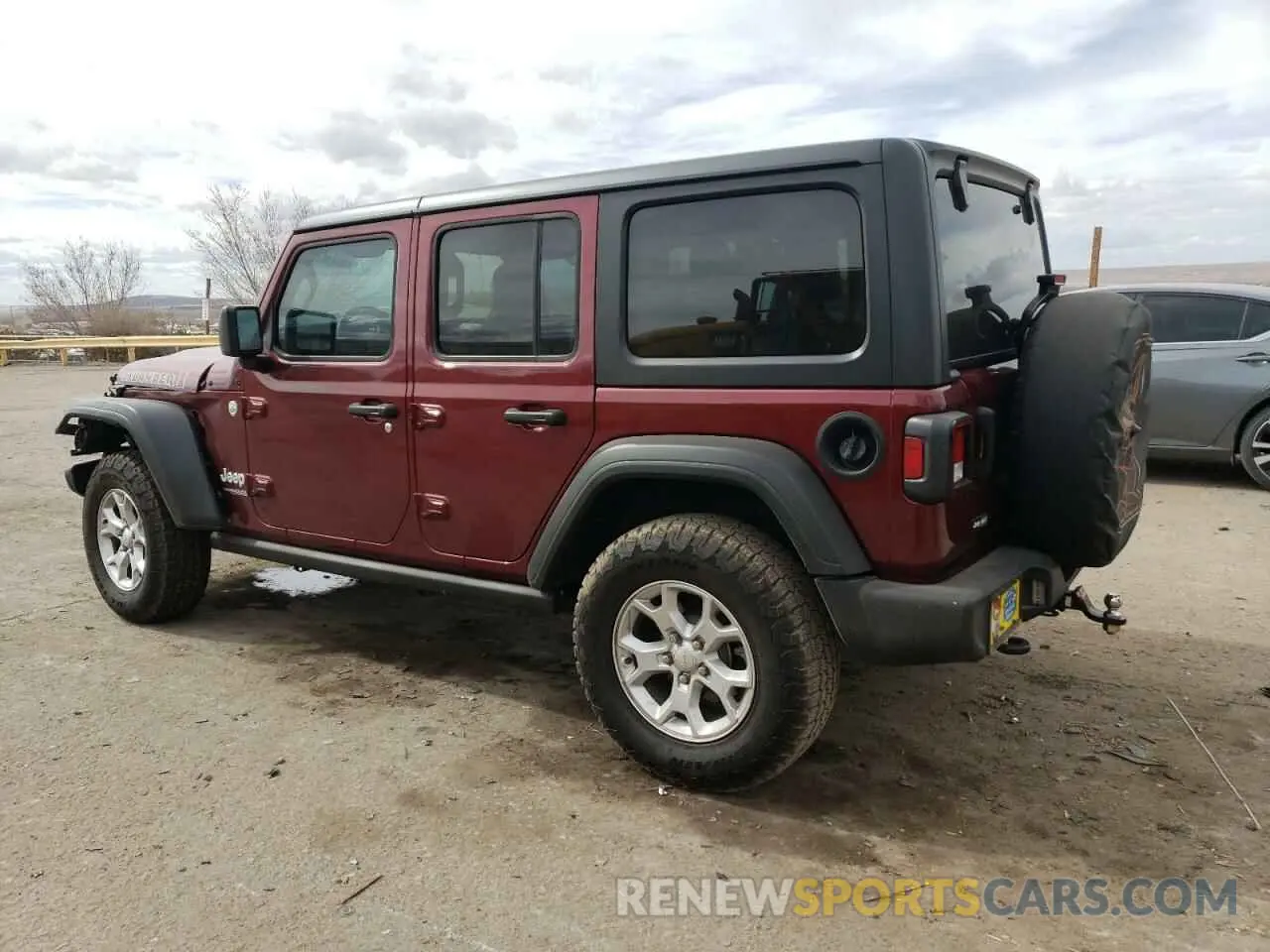 2 Фотография поврежденного автомобиля 1C4HJXDN4MW594626 JEEP WRANGLER 2021