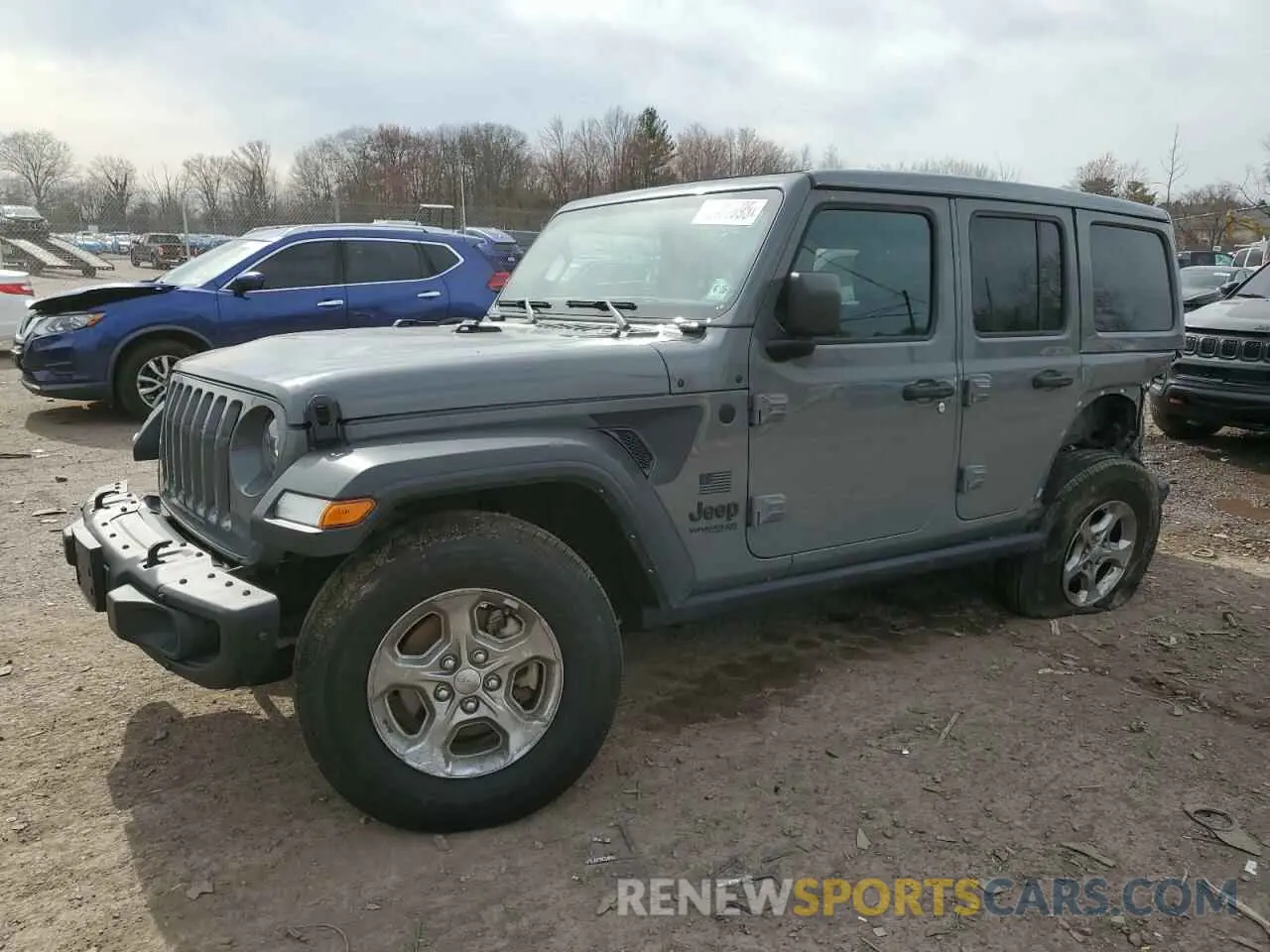 1 Фотография поврежденного автомобиля 1C4HJXDN4MW672340 JEEP WRANGLER 2021
