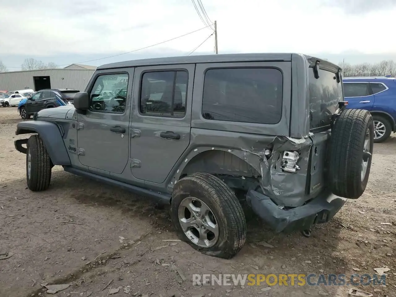 2 Фотография поврежденного автомобиля 1C4HJXDN4MW672340 JEEP WRANGLER 2021