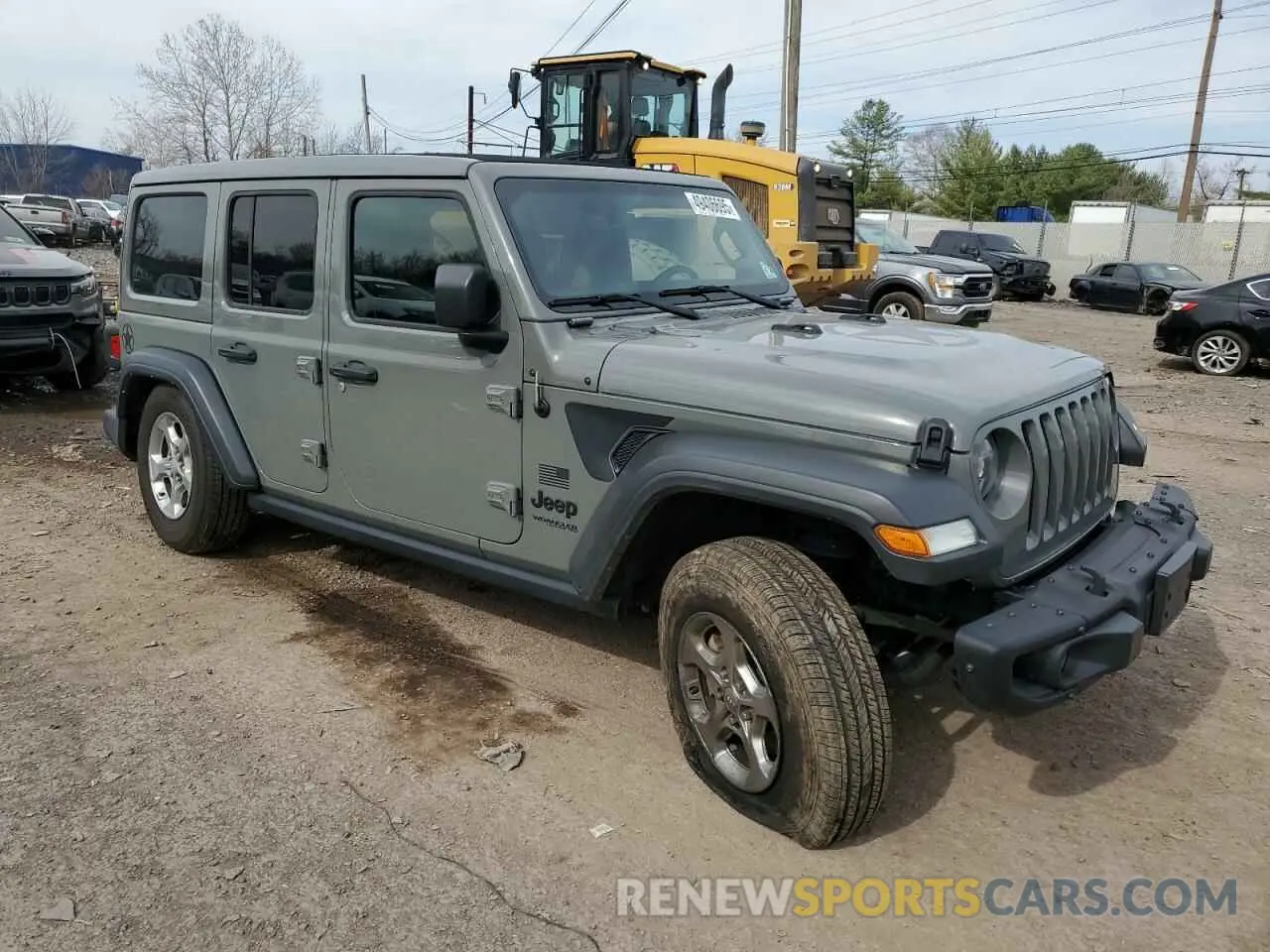 4 Фотография поврежденного автомобиля 1C4HJXDN4MW672340 JEEP WRANGLER 2021