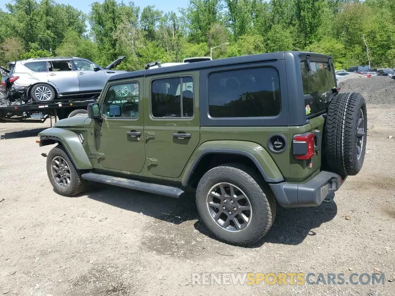 2 Photograph of a damaged car 1C4HJXDN5MW549694 JEEP WRANGLER 2021