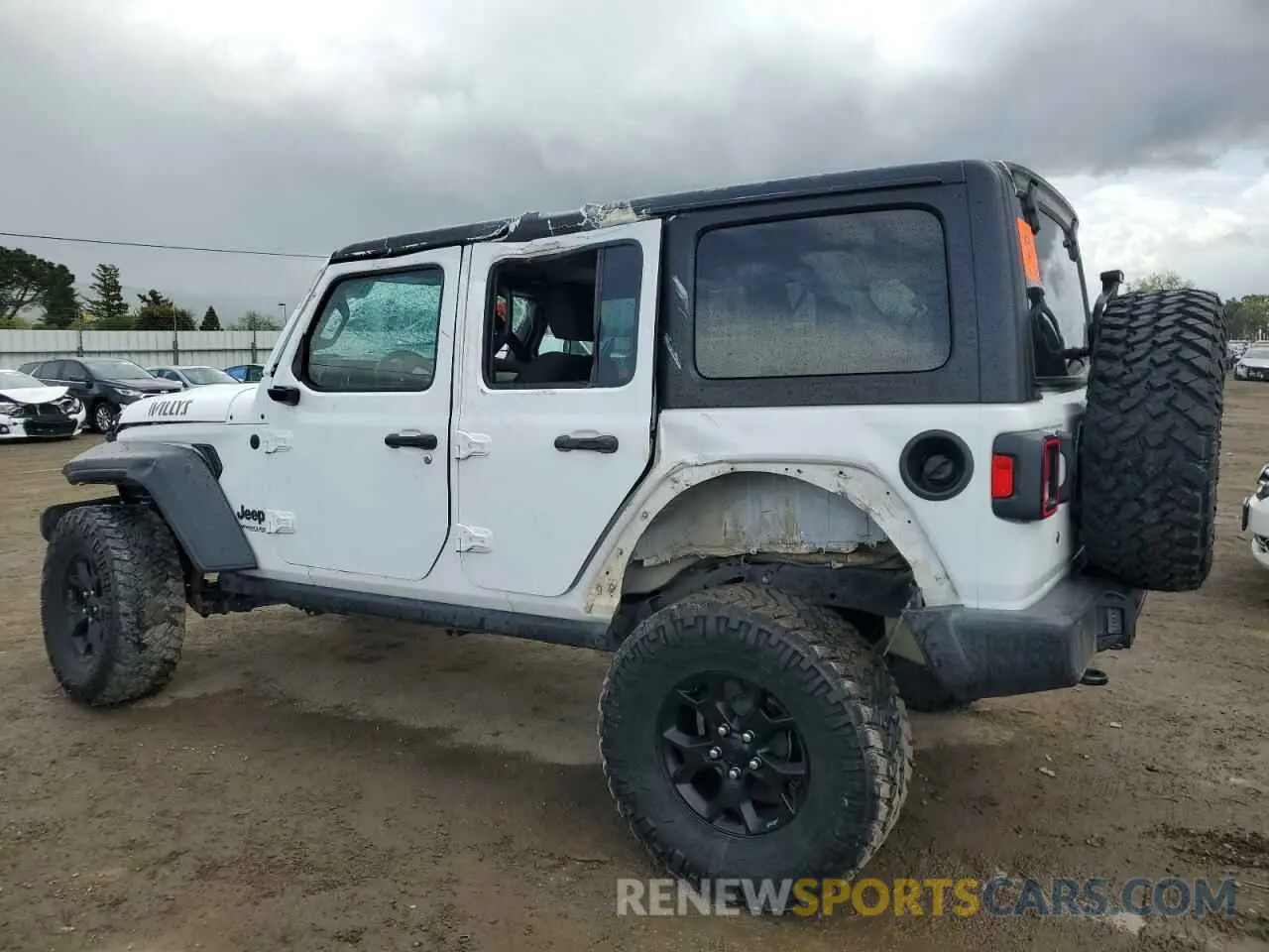 2 Фотография поврежденного автомобиля 1C4HJXDN5MW630551 JEEP WRANGLER 2021
