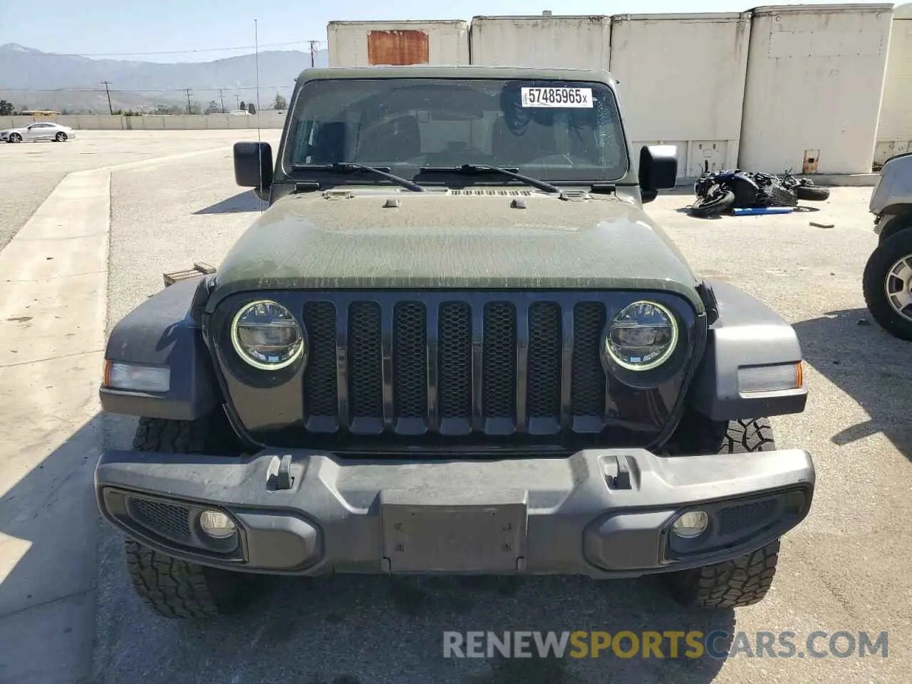 5 Photograph of a damaged car 1C4HJXDN5MW683606 JEEP WRANGLER 2021