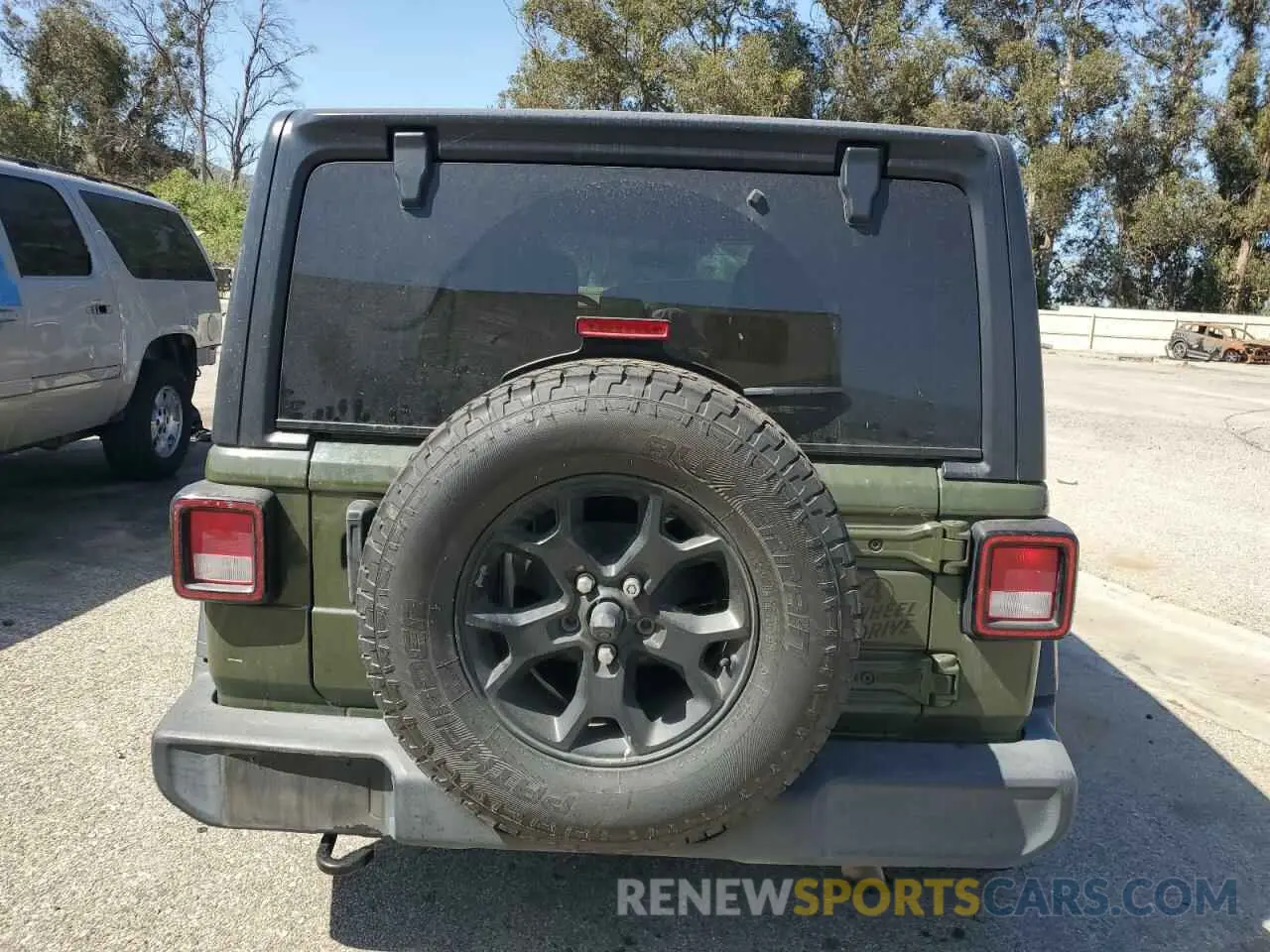 6 Photograph of a damaged car 1C4HJXDN5MW683606 JEEP WRANGLER 2021