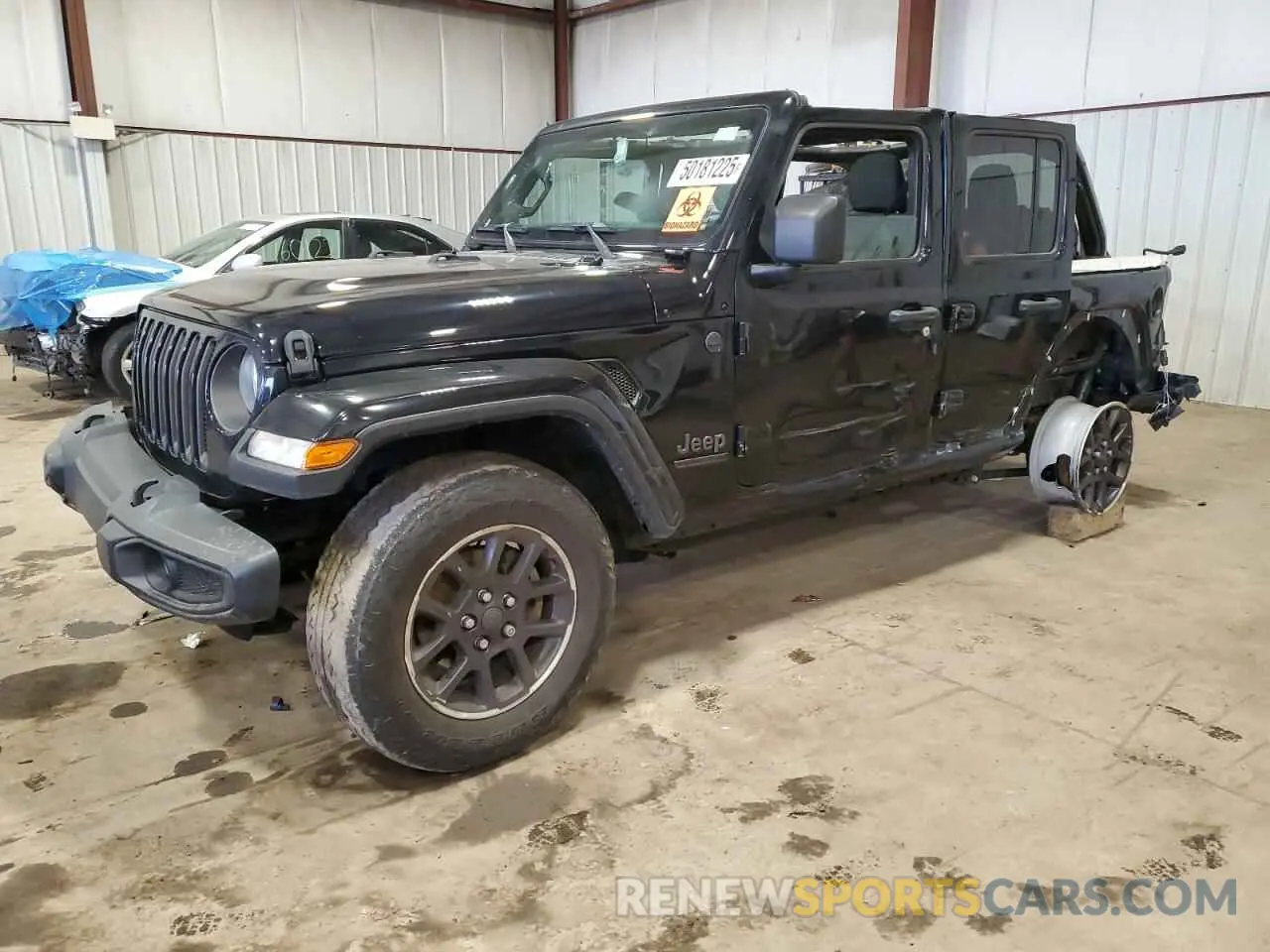 1 Photograph of a damaged car 1C4HJXDN6MW718492 JEEP WRANGLER 2021
