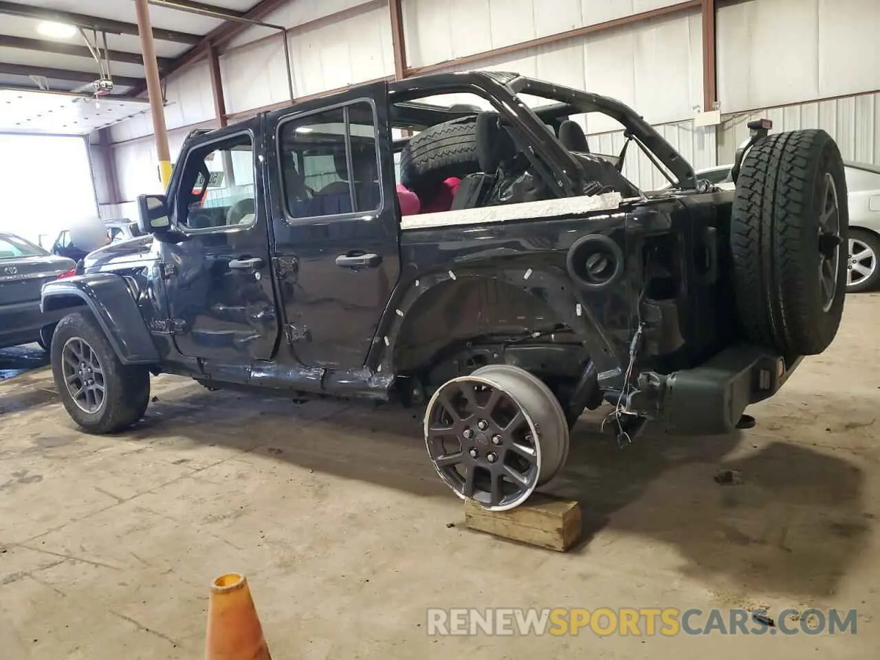 2 Photograph of a damaged car 1C4HJXDN6MW718492 JEEP WRANGLER 2021