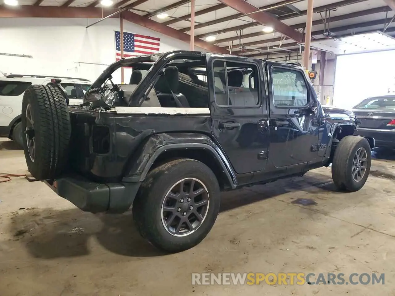 3 Photograph of a damaged car 1C4HJXDN6MW718492 JEEP WRANGLER 2021