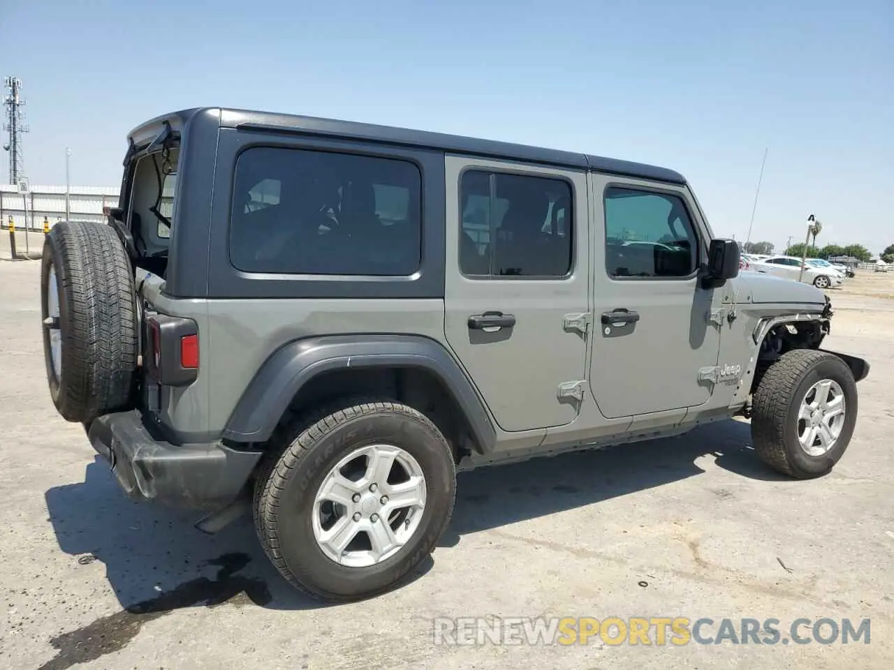 3 Photograph of a damaged car 1C4HJXDN7MW527762 JEEP WRANGLER 2021