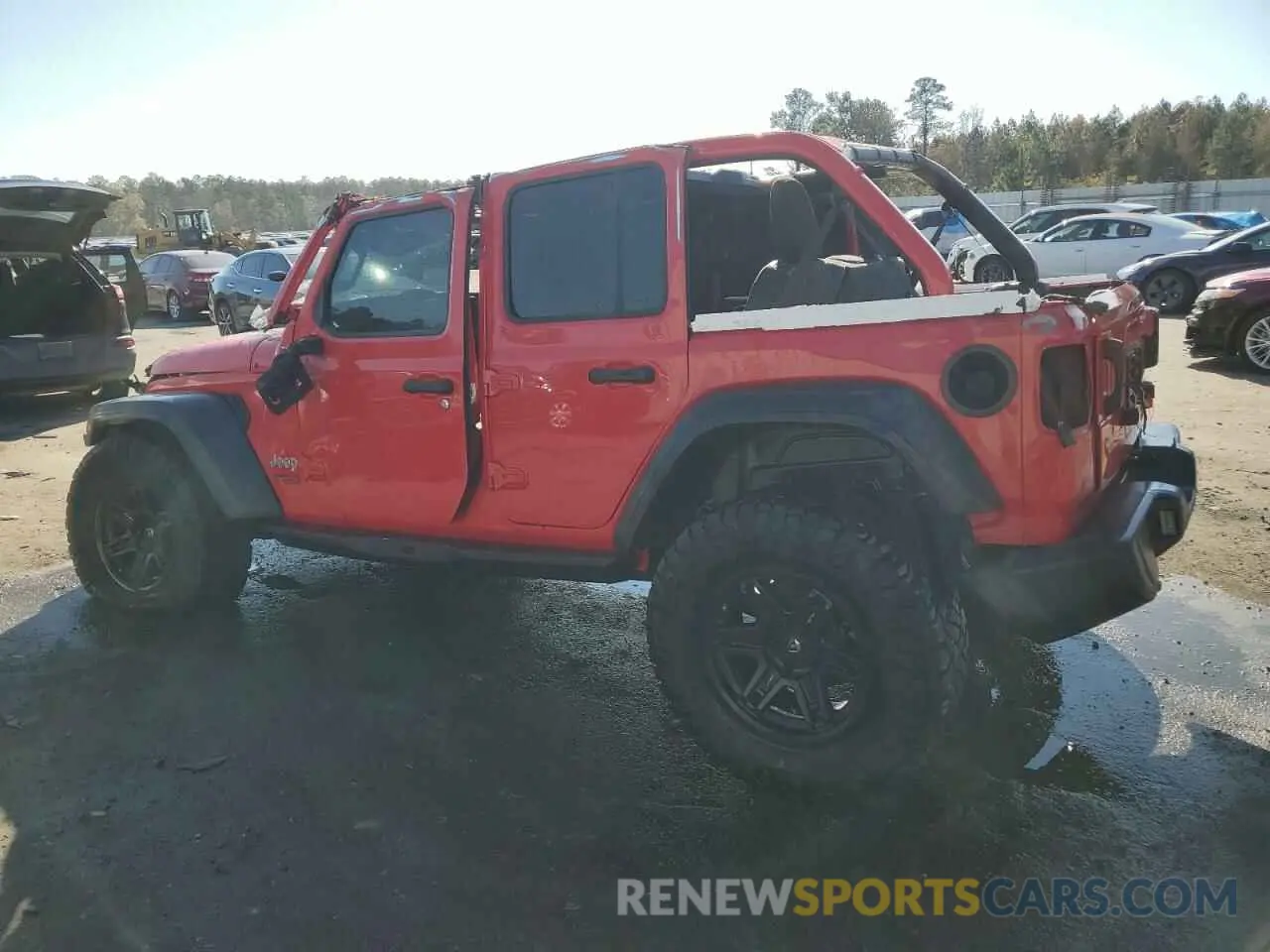 2 Photograph of a damaged car 1C4HJXDN7MW544741 JEEP WRANGLER 2021