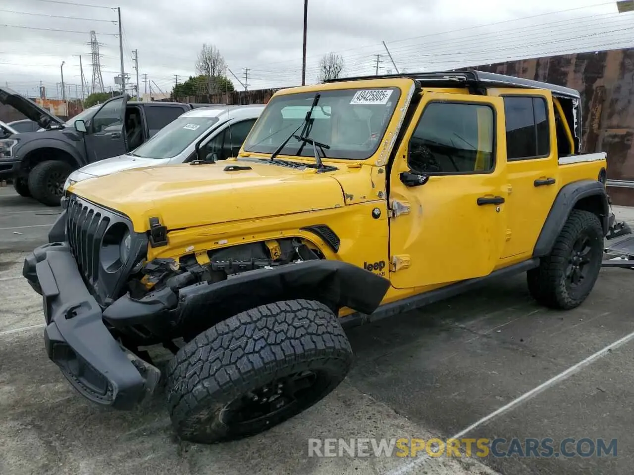 1 Фотография поврежденного автомобиля 1C4HJXDN7MW570675 JEEP WRANGLER 2021